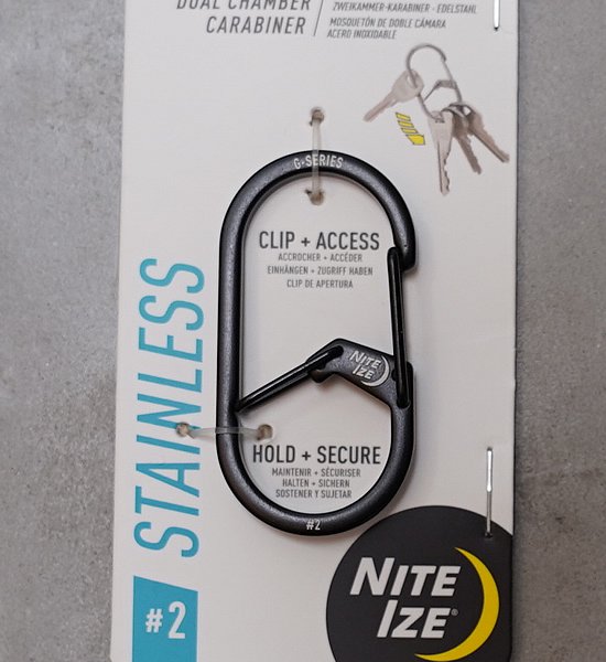 【NITE IZE】ナイトアイズ G Carabiner #2 "2Color" ※ネコポス可