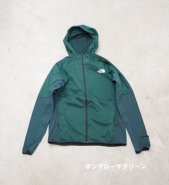 【THE NORTH FACE】ザノースフェイス women's Hybrid Thermal Versa Grid Hoodie "2Color"