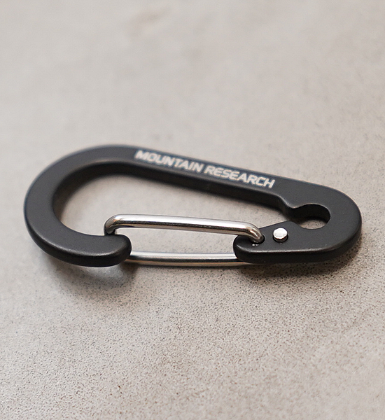 【Mountain Research】マウンテンリサーチ Micro Carabiner "Black" ※ネコポス可