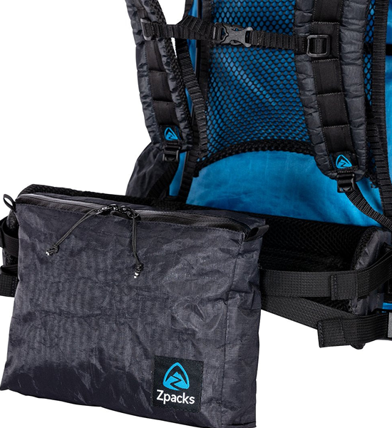 【Zpacks】ゼットパックス Front Utility Pack Accessory "Jet Black"