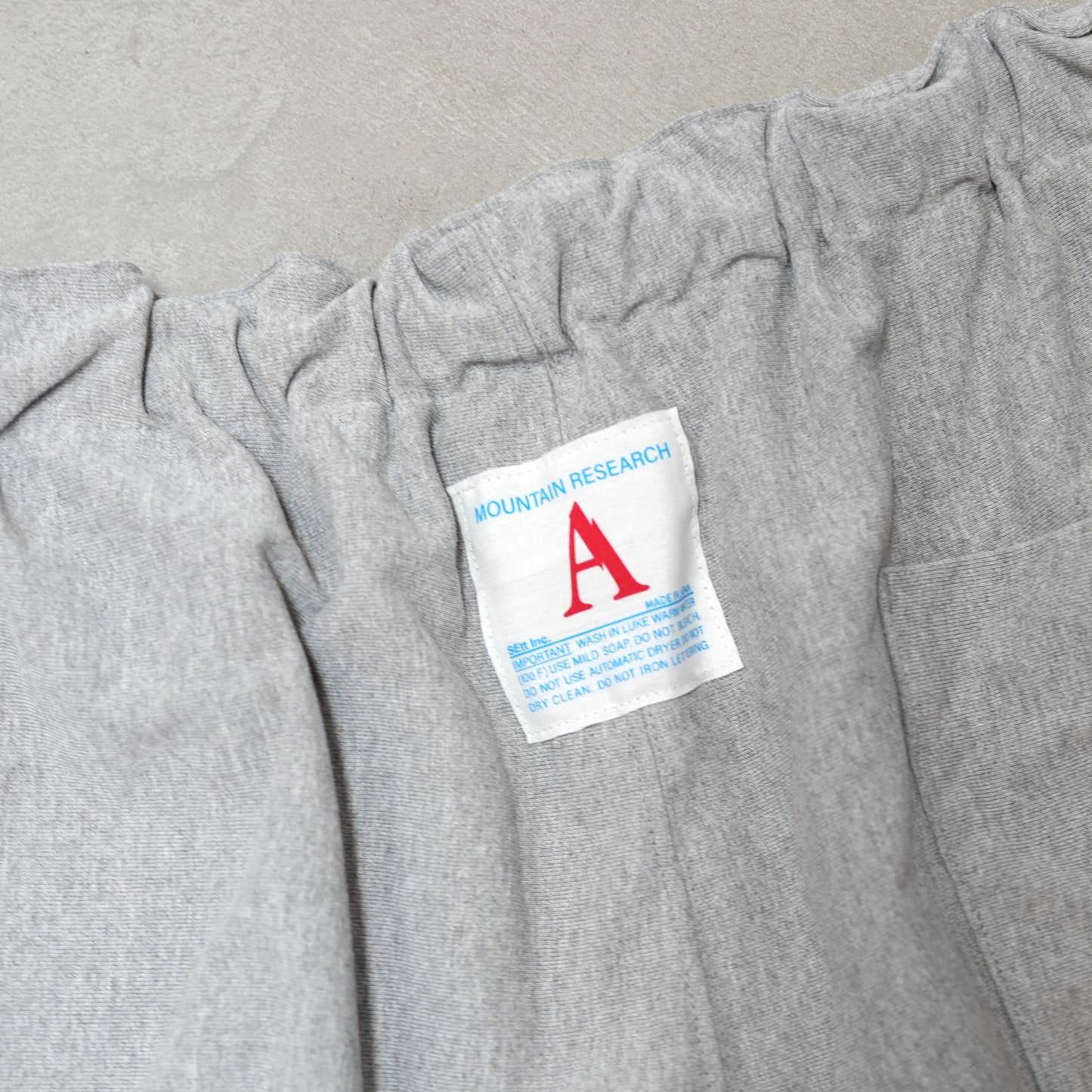 【Mountain Research】マウンテンリサーチ Q.D. Shorts "Gray"