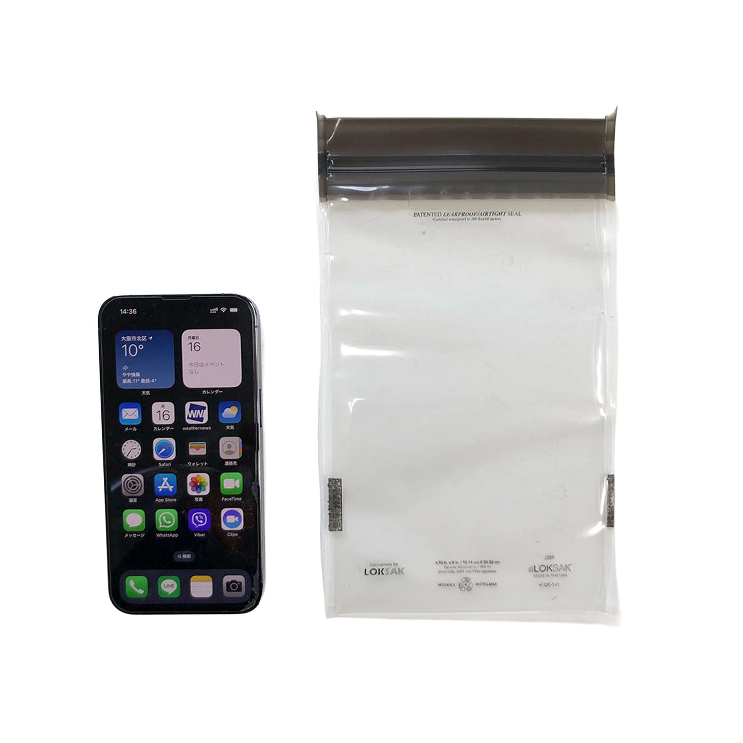 【LOKSAK】ロックサック aLOKSAK 防水マルチケース スマートフォン XL ※ネコポス可