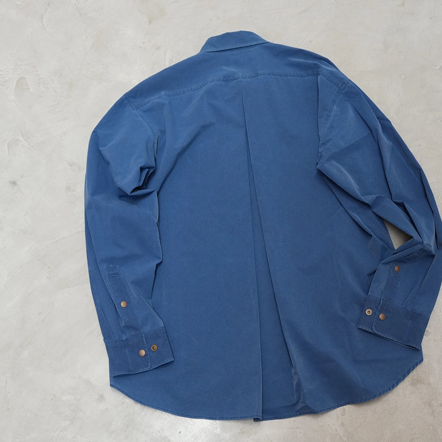 【NFC narifuri】ネイチャーフィールドクラブ ナリフリ NFC ピグメントメッシュシャツ "Indigo”