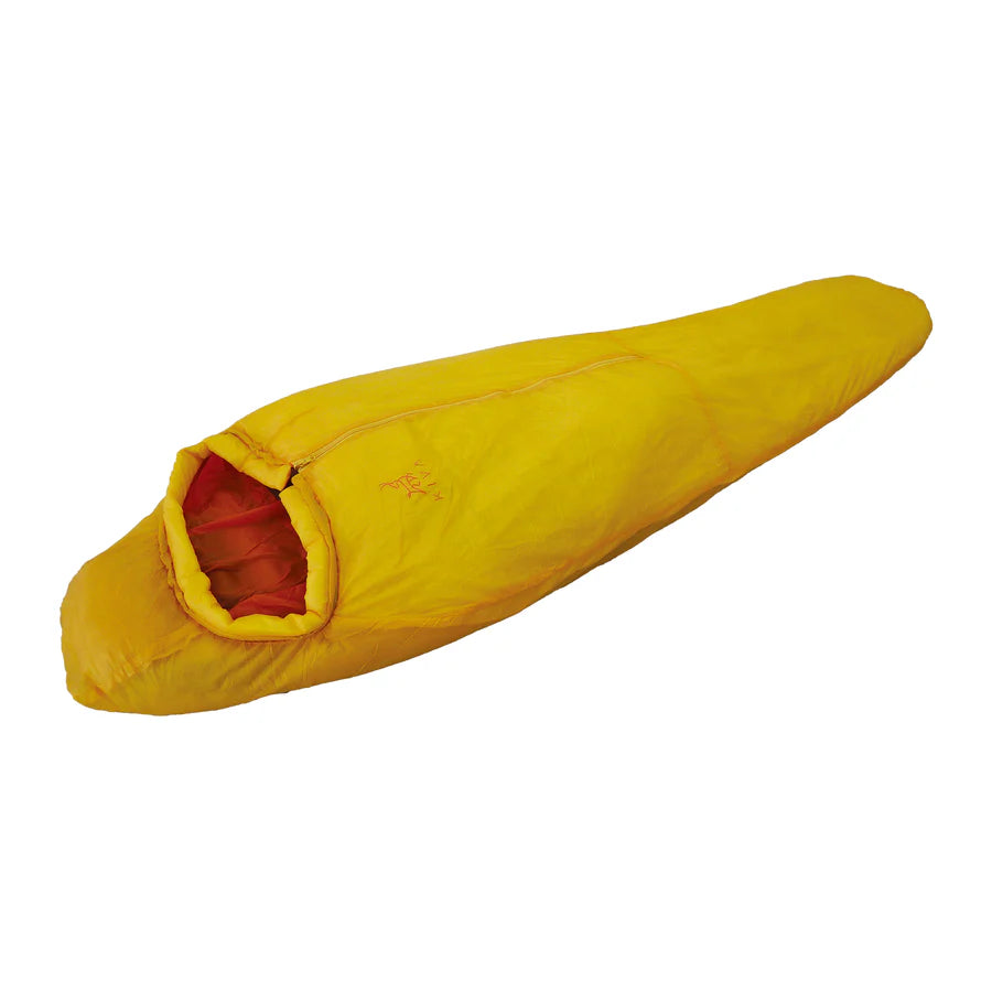 【KIVA OUTDOORS】 キバ アウトドアドアーズ Adventurer 100 Sleeping Bag "Lemon Chrome"