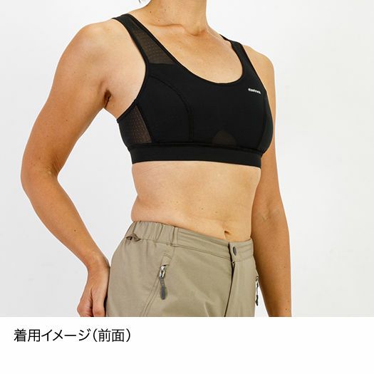 【finetrack】ファイントラック women’s ドライレイヤークールフィットブラ "Black" ※ネコポス可