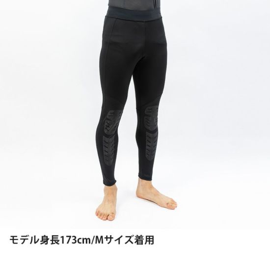 【finetrack】ファイントラック men's Flood Rush Leg Guard Tights "Black"