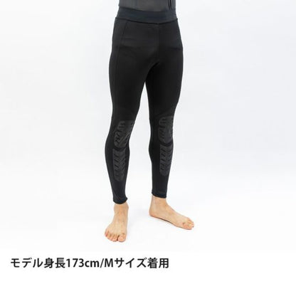 【finetrack】ファイントラック men's Flood Rush Leg Guard Tights "Black"