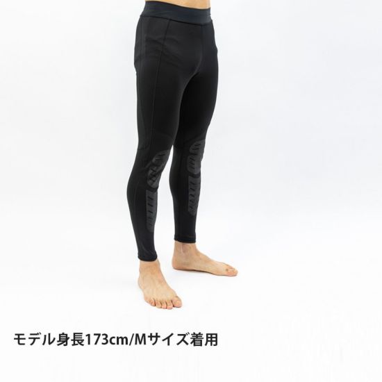 【finetrack】ファイントラック men's Flood Rush Leg Guard Tights "Black"