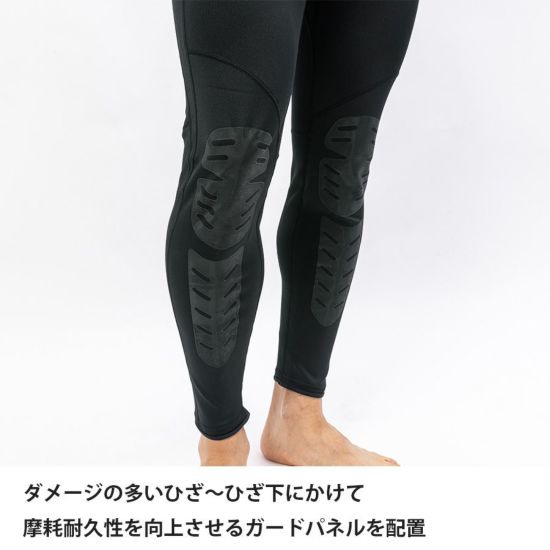 【finetrack】ファイントラック men's Flood Rush Leg Guard Tights "Black"