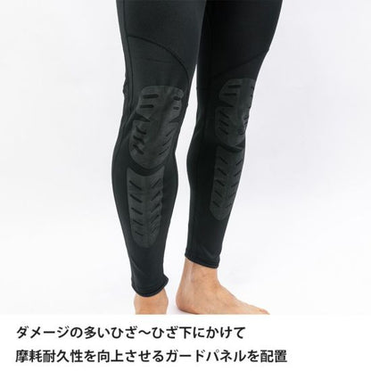 【finetrack】ファイントラック men's Flood Rush Leg Guard Tights "Black"