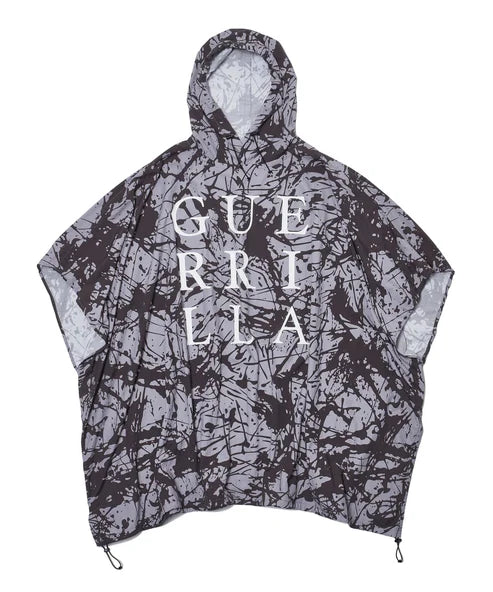 【Mountain Research】マウンテンリサーチ Splatrail Poncho "Gray×Charcoal"