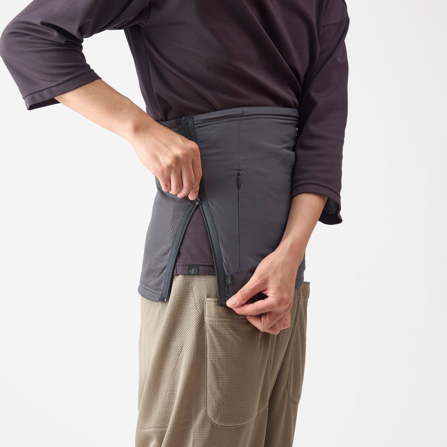 【凌 しのぎ】AXESQUIN クイックハラマキ octa "スミイロ" ※ネコポス可