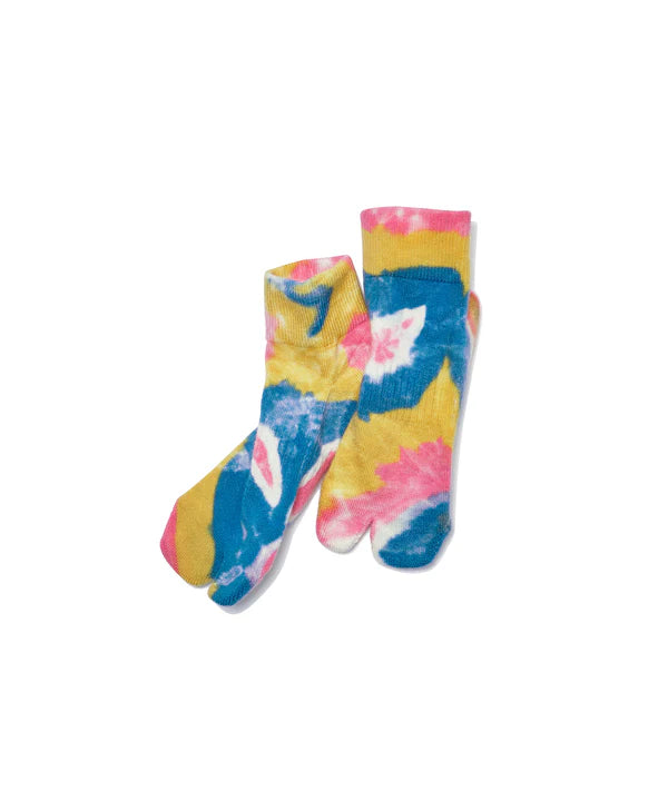 【Mountain Research】マウンテンリサーチ Tie Dye Tabi "Blue×Yellow×Pink" ※ネコポス可