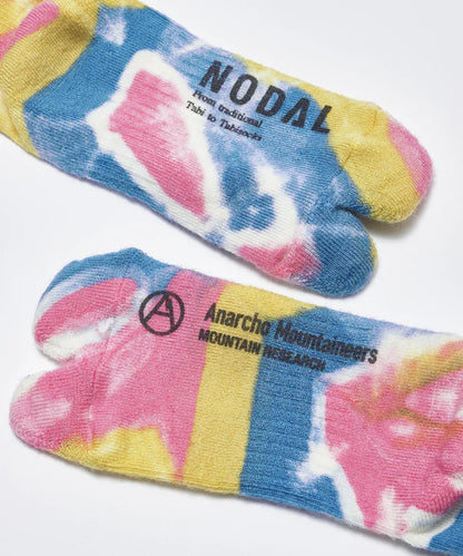 【Mountain Research】マウンテンリサーチ Tie Dye Tabi "Blue×Yellow×Pink" ※ネコポス可