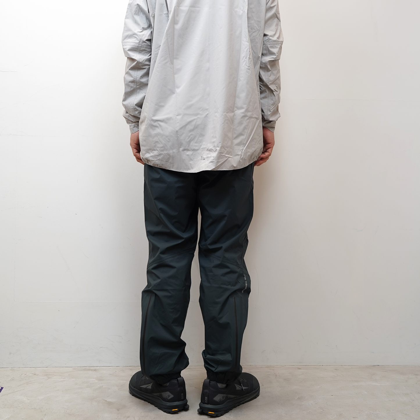 【milestone】マイルストーン UP-SWING Rain Pants "Graphite Black"