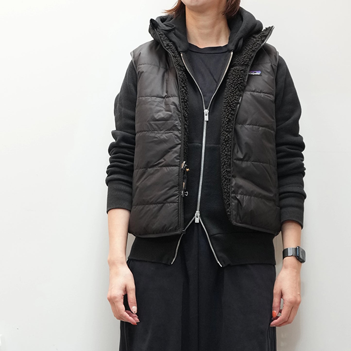 【patagonia】パタゴニア Kids Reversible Ready Freddy Vest "Ink Black"