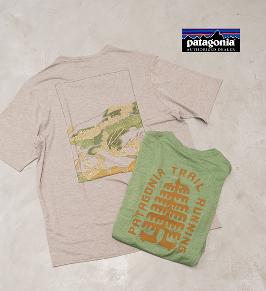 【patagonia】パタゴニア men's Capilene Cool Daily Graphic Shirt（Lands) "4Color" ※ネコポス可