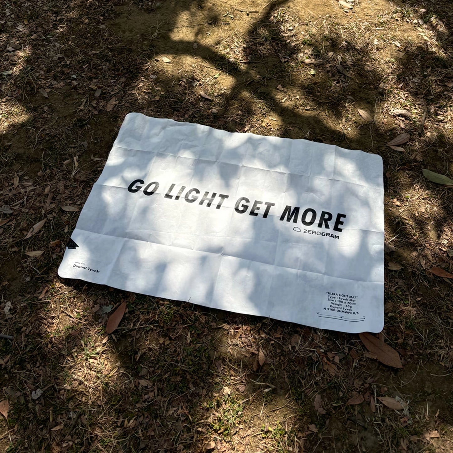 【ZEROGRAM】ゼログラム Tyvek UL Mat JP "White" ※ネコポス可