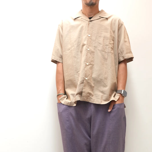 【nanamica】ナナミカ men's Open Collar Panama S/S Shirt "2Color"