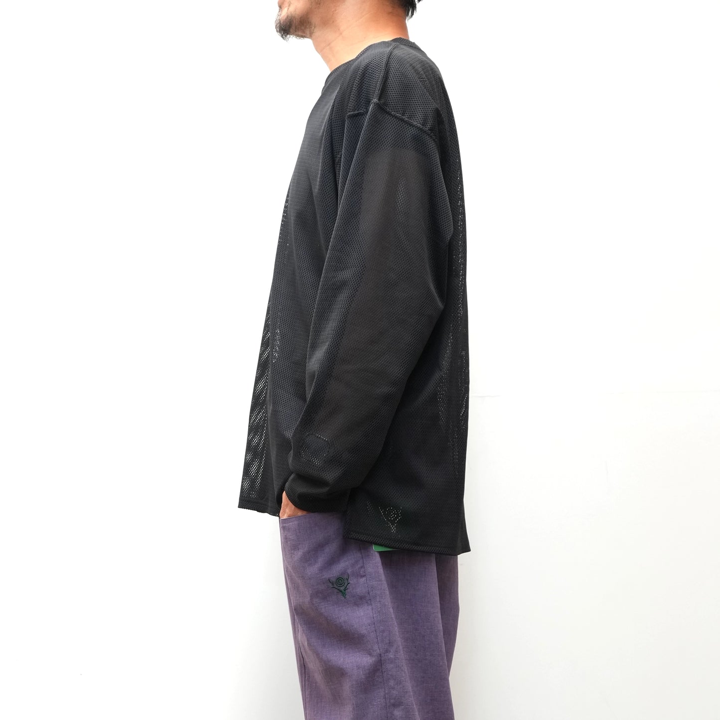 【South2 West8】サウスツーウエストエイト men's S.S. Crew Neck Shirt-Knit Mesh "2Color"
