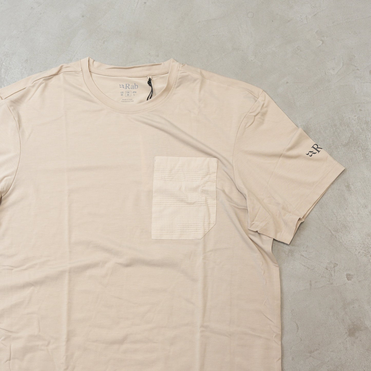 【Rab】ラブ men's Rivelin Pocket Tee "2Color" ※ネコポス可