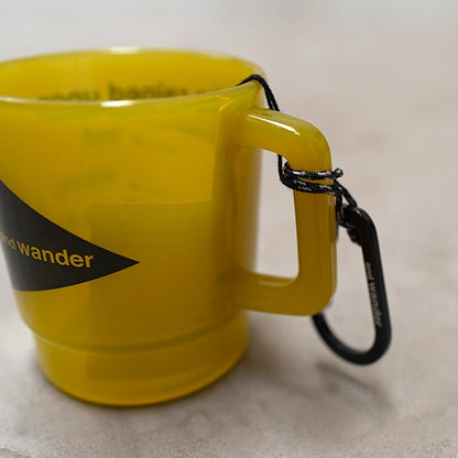 【and wander】アンドワンダー and wander logo PP mug "７Color"