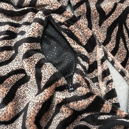 【South2 West8】サウスツーウエストエイト men's Piping Jacket-Poly Fleece/Printed "Beige"