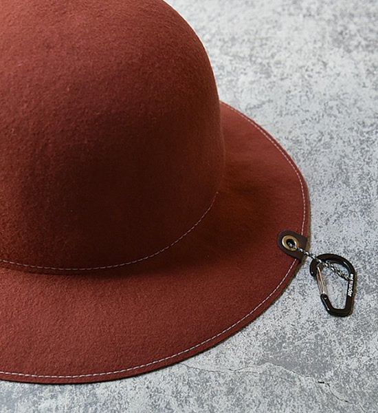 【and wander】 アンドワンダー wool felt hat ”3Color”