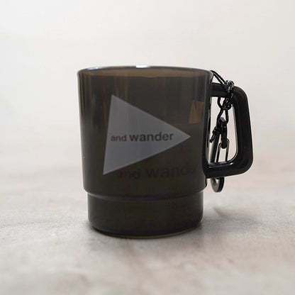 【and wander】アンドワンダー and wander logo PP mug "７Color"