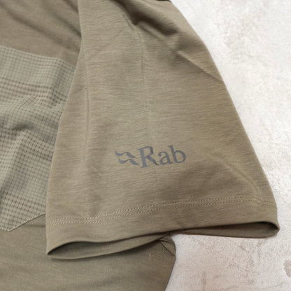 【Rab】ラブ men's Rivelin Pocket Tee "2Color" ※ネコポス可