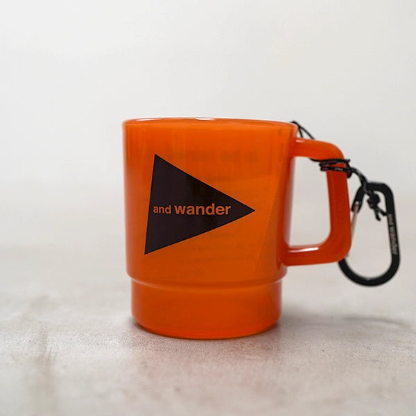 【and wander】アンドワンダー and wander logo PP mug "７Color"