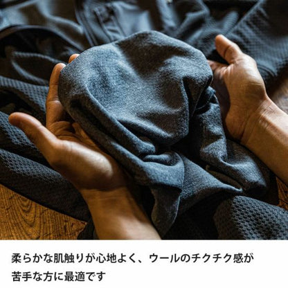 【finetrack】 ファイントラック men's ドラウトサーモロングスリーブ "カーボン"