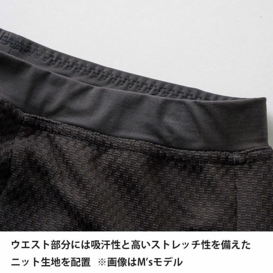 【finetrack】 ファイントラック women's ドラウトサーモタイツ "カーボン"