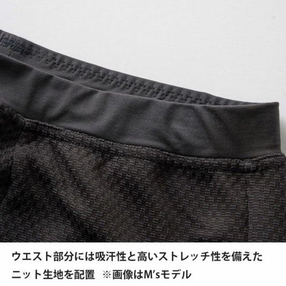 【finetrack】 ファイントラック women's ドラウトサーモタイツ "カーボン"