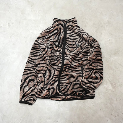 【South2 West8】サウスツーウエストエイト men's Piping Jacket-Poly Fleece/Printed "Beige"
