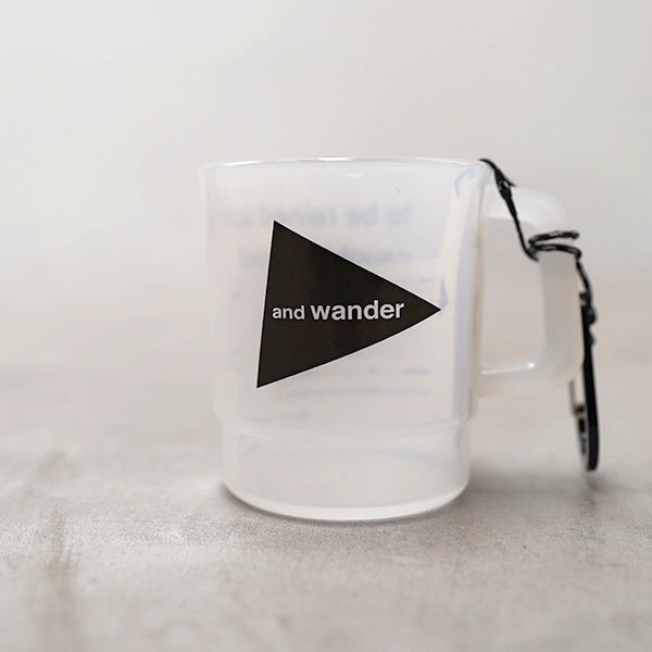 【and wander】アンドワンダー and wander logo PP mug "７Color"