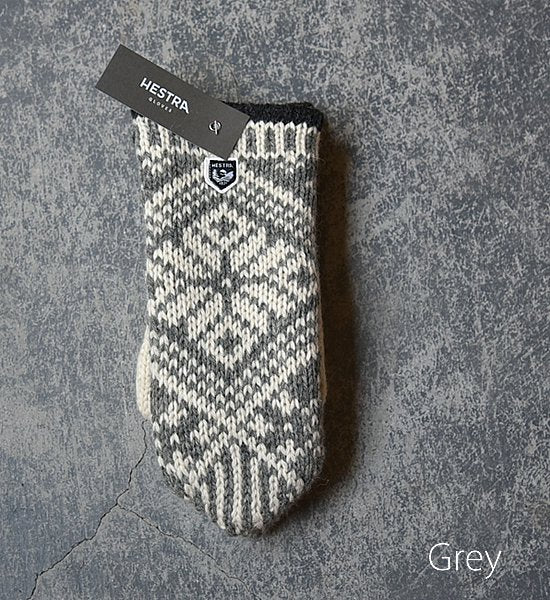 【HESTRA】 ヘストラ Nordic Wool Mitt "4Color"
