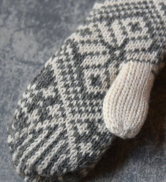 【HESTRA】 ヘストラ Nordic Wool Mitt "4Color"