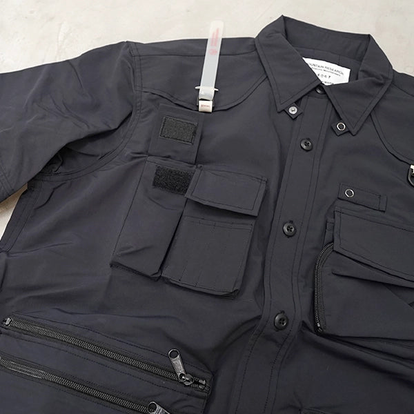 【Mountain Research】マウンテンリサーチ Phishing Shirt "Black"