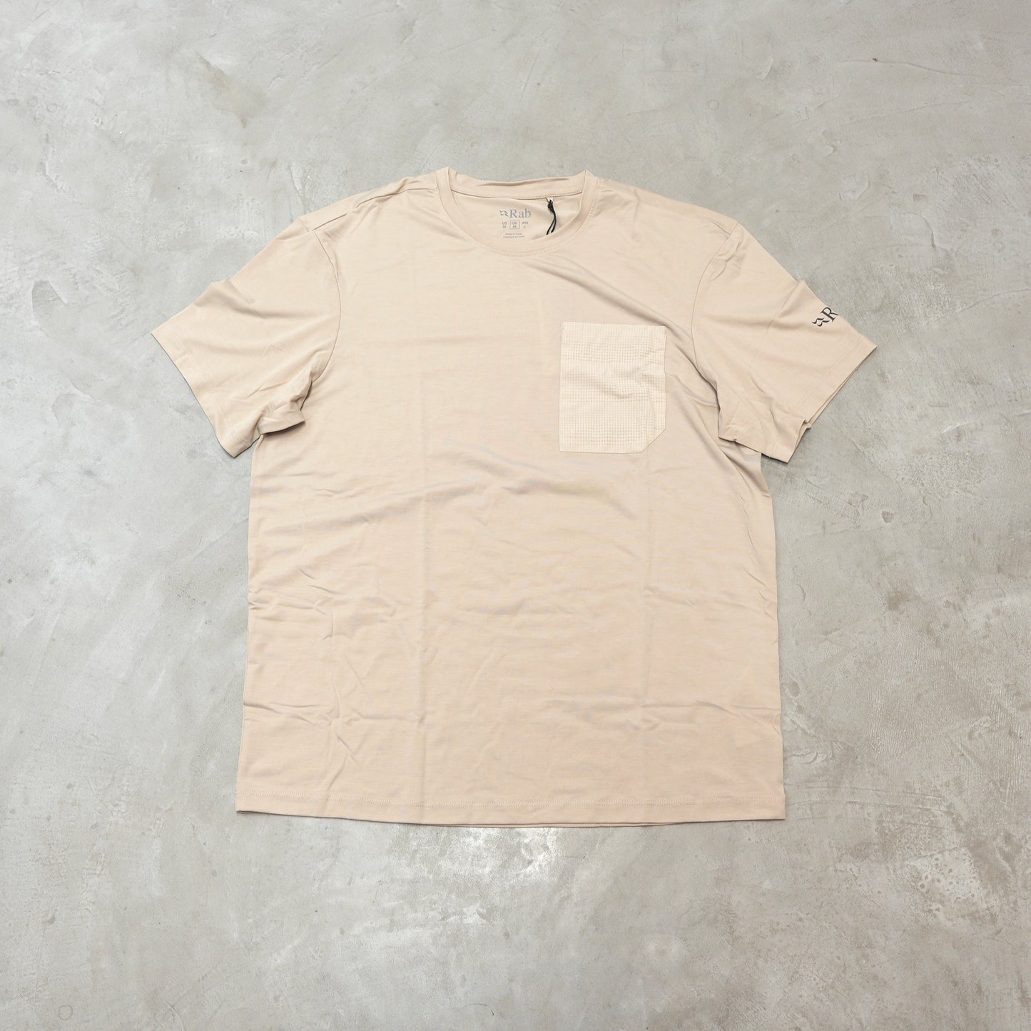 【Rab】ラブ men's Rivelin Pocket Tee "2Color" ※ネコポス可