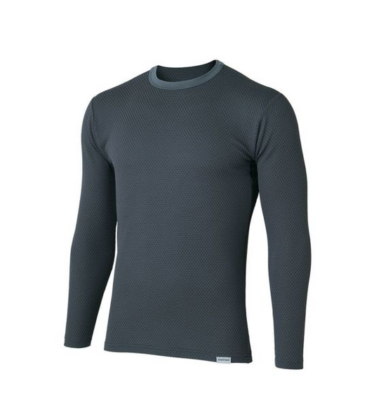 【finetrack】 ファイントラック men's ドラウトサーモロングスリーブ "カーボン"