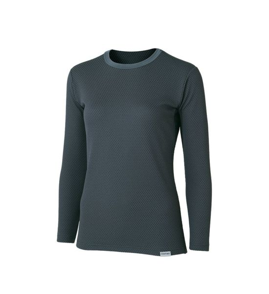 【finetrack】 ファイントラック women's ドラウトサーモロングスリーブ "カーボン"