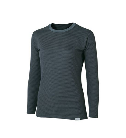 【finetrack】 ファイントラック women's ドラウトサーモロングスリーブ "カーボン"