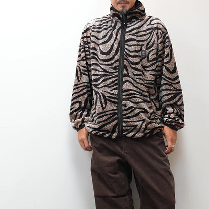 【South2 West8】サウスツーウエストエイト men's Piping Jacket-Poly Fleece/Printed "Beige"