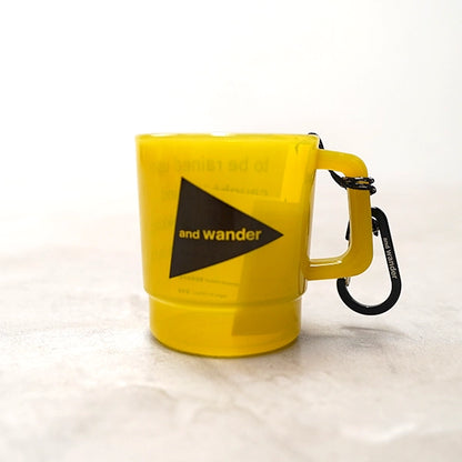【and wander】アンドワンダー and wander logo PP mug "７Color"