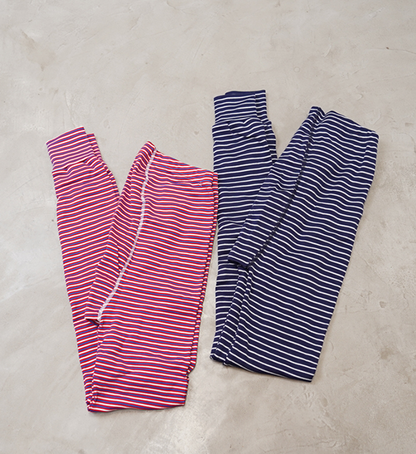 【WILDERNESS WEAR】ウィルダネスウェア  PolyPRO+ 190 Leggings Stripe "4Color"