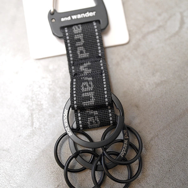【and wander】アンドワンダー key hook "3Color"  ※ネコポス可