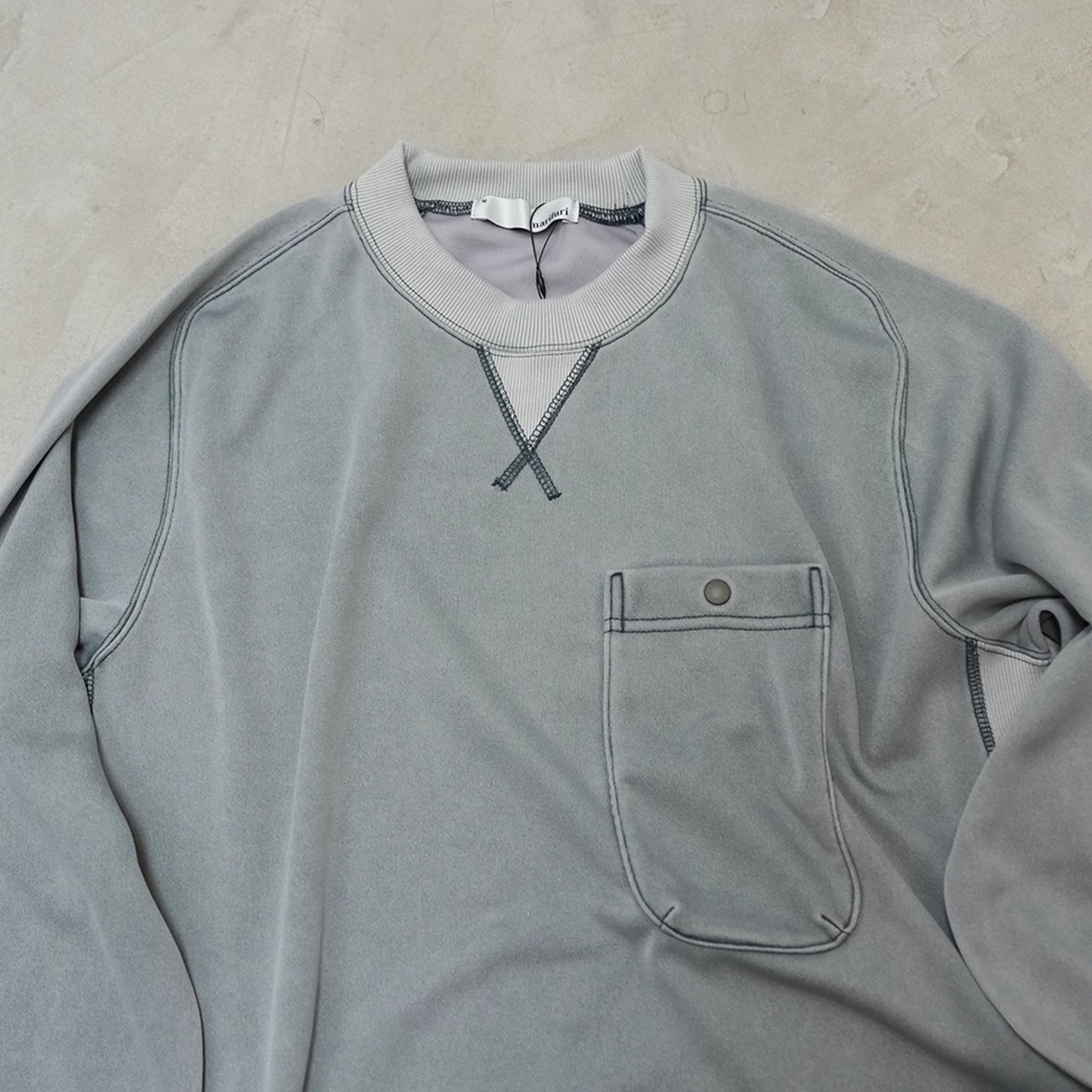 【NFC narifuri】ネイチャーフィールドクラブ ナリフリ NFC ピグメントジャージークルースウェット "2Color”