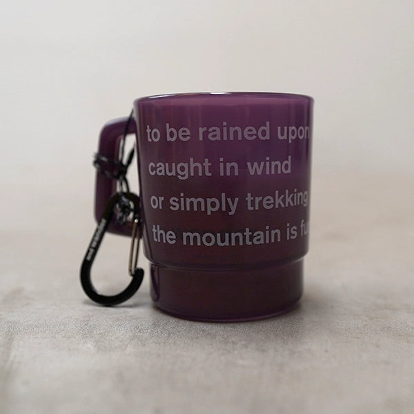 【and wander】アンドワンダー and wander logo PP mug "７Color"