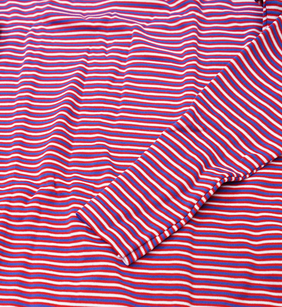 【WILDERNESS WEAR】ウィルダネスウェア PolyPRO+ 190 Long Sleeve Crew Stripe "4Color"